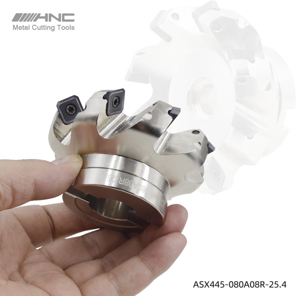 ASX445-080A08R-25.4 Flat milling cutter disc图2