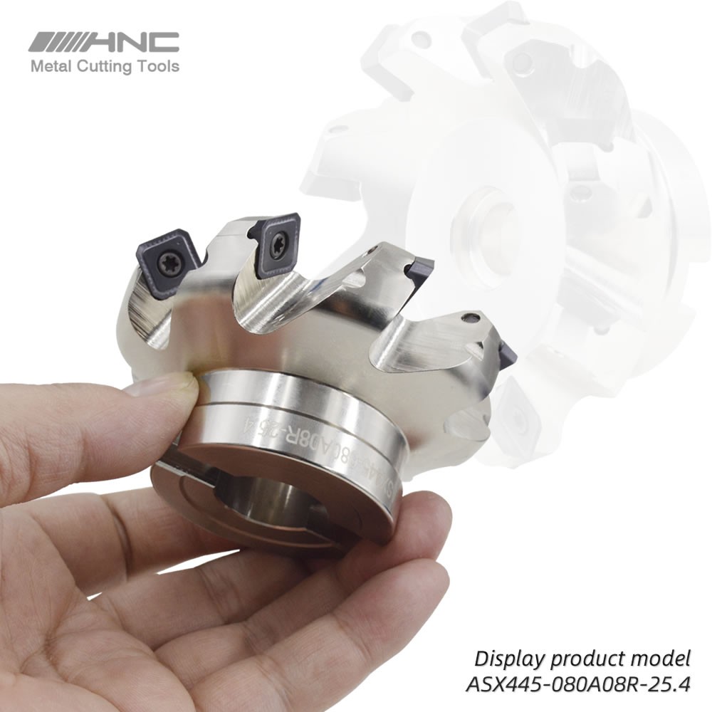 ASX445-080A06R-25.4 Flat milling cutter disc图2